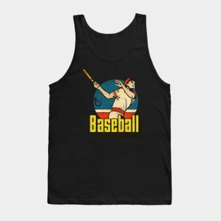 VINTAGE BASEBALL - BASEBALL TOPPS 1987 vintage Tank Top